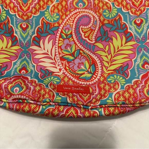 Vera Bradley Paisley In Paradise Pattern Triple Zip Hipster - Picture 3 of 9